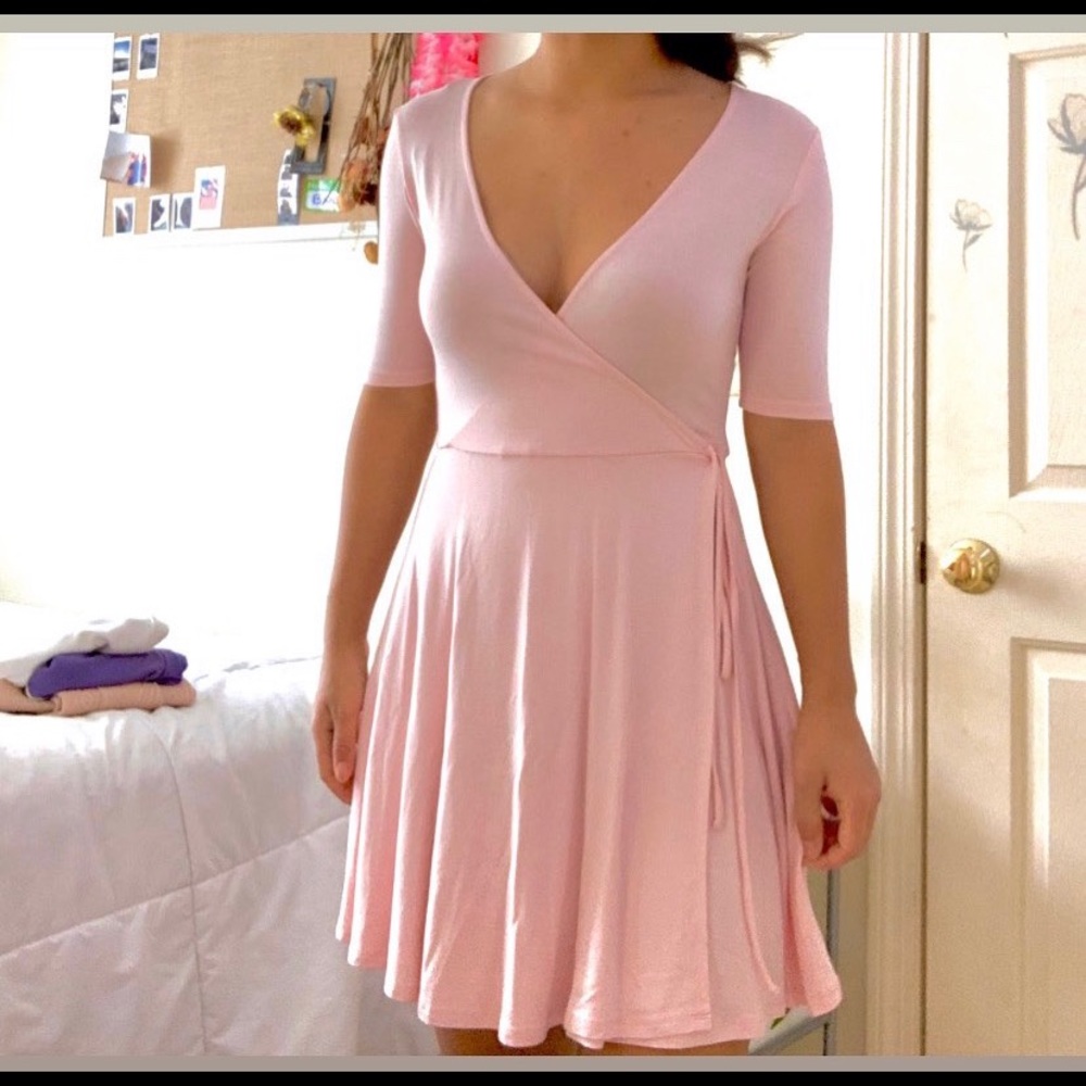 baby pink dress